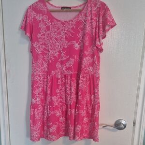 HEIMISH USA Pink Floral Tunic